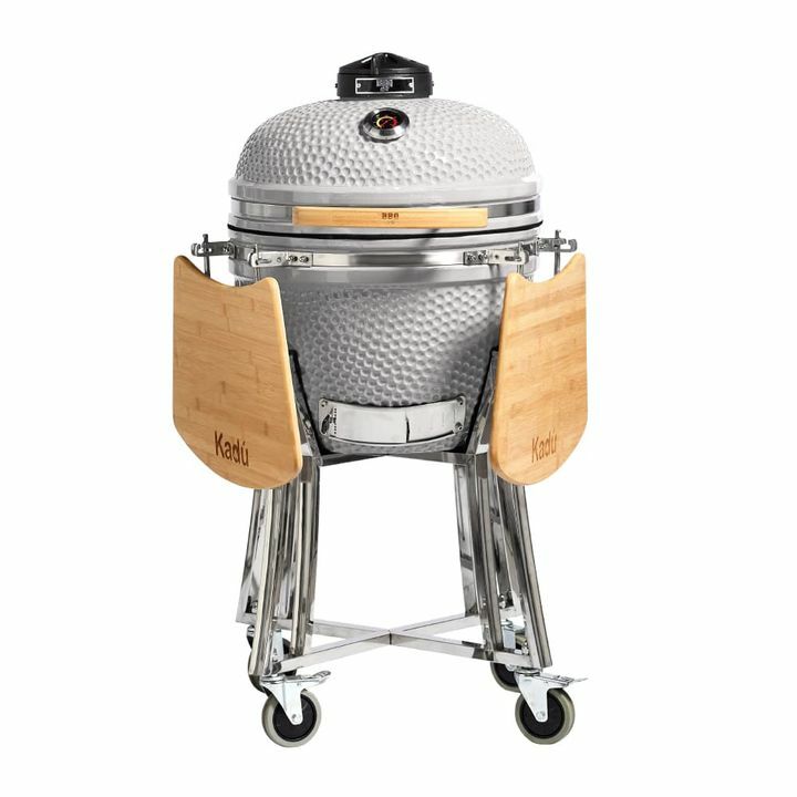 Kamado Kadu 20 Blanco con funda - BBQ Grill - Vista principal