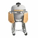 Kamado Kadu 20 Blanco con funda - BBQ Grill - Miniatura 1
