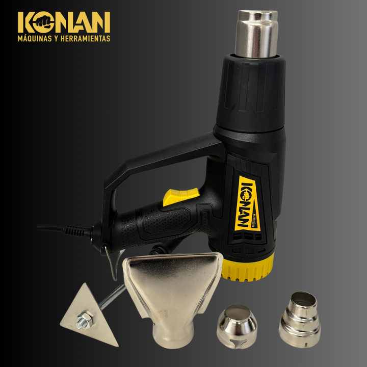 Pistola De Calor Konan 2000W Maletín + 5 Accesorios - Vista 9