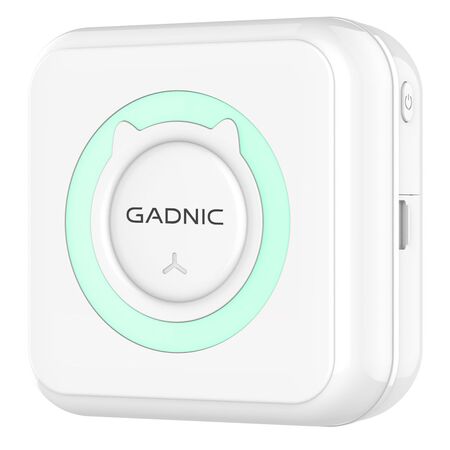 Mini Impresora Portátil Verde Gadnic Instantánea Para Fotos Bluetooth