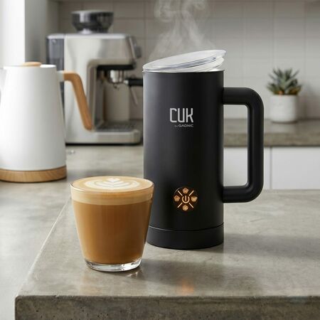 Espumador De Leche CUK By Gadnic 4 funciones 450 ML Espuma Cremosa 500W (Color Negro)