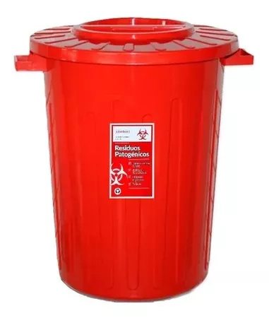 Tacho De Residuos 100 Lts C/tapa Plana  Colombraro