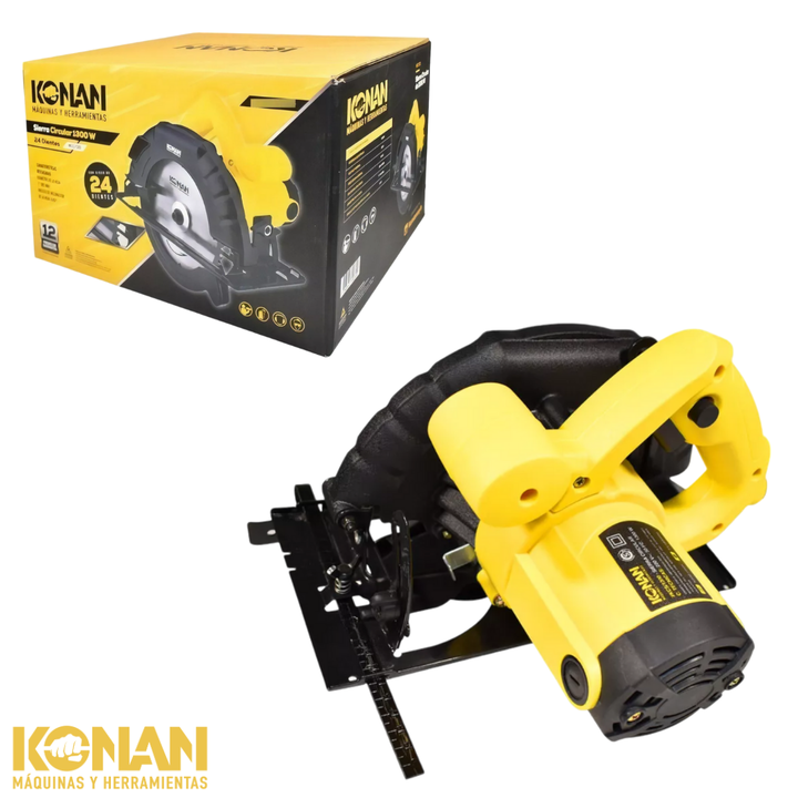 Sierra Circular 1300w Konan 24 Dientes Frecuencia 50 - Vista 5