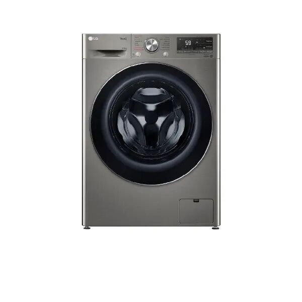 Lavarropas LG WM10VVC4S6 10kg 1400RPM Inverter Gris AI DD - Vista principal