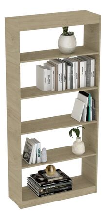 Biblioteca Alta Fiplasto Bl6004 Melamina 5 Estantes 83cm