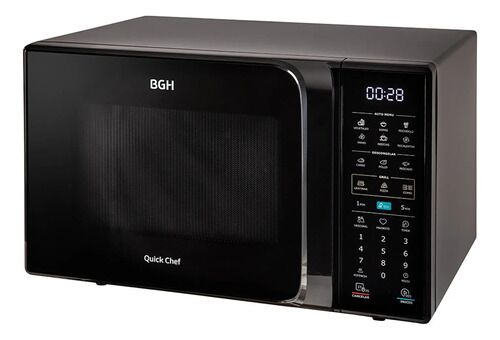 Microondas Digital Bgh B228dn20i Quick Chef Grill 28lts negro - Vista principal