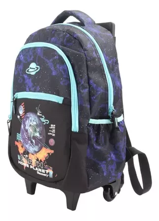 Mochila Carro Escolar Home Planet 16''discovery