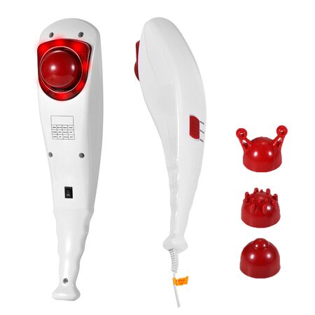 Masajeador de Mano Gadnic Corporal + 4 Cabezales Intercambiables  28W 220V