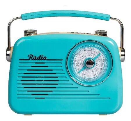 Radio Porttil Suono Bluetooth Vintage Retro Parlante Usb Aux Recargable