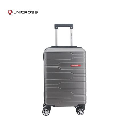 Valija Gris Carry On Unicross ABS 20 Ideal Cabina Ruedas 360°