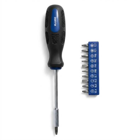 Juego De Destornillador Klasse 12 Piezas Con Porta Puntas Y Punta Magnética (KS7707)