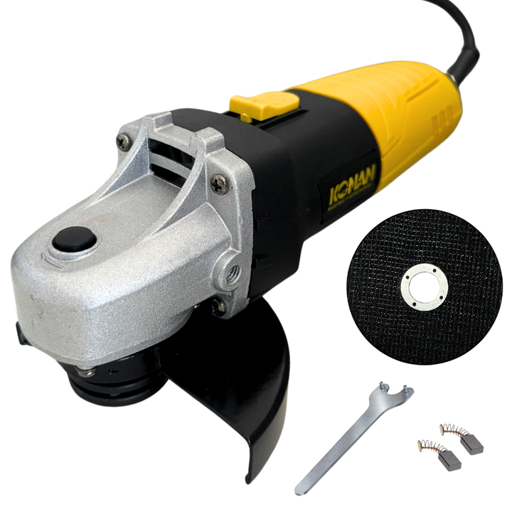 Amoladora Angular Konan 115mm 720w Profesional Con Disco Corte - Vista 1