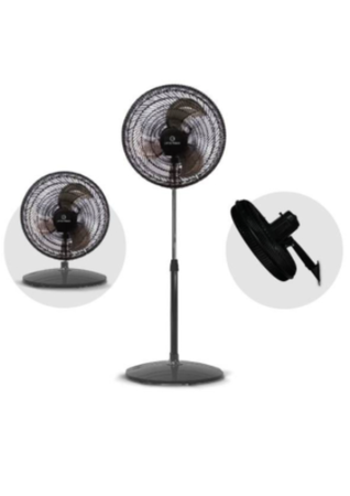 VENTILADOR 3 EN 1 18" WHITENBLACK MET NEGRO 75W