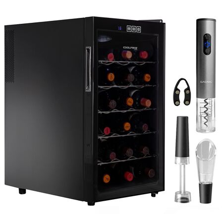 Cava De Vino Coolfroz WCTE0018 18 Botellas + Sacacorchos Automático Gadnic