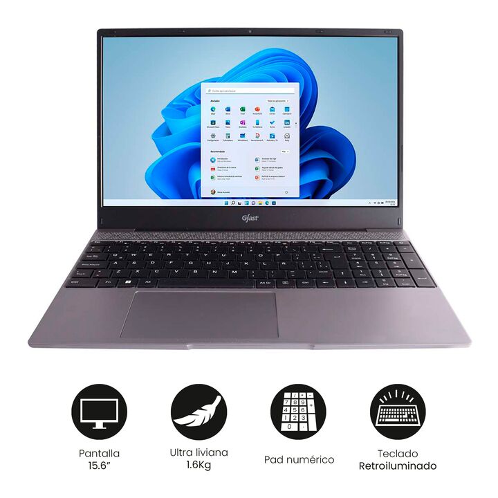 Notebook Gfast N-150-w Intel Celeron 4gb Ram 128gb Ssd Win11 - Vista 2