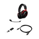 AURICULAR GAMER HYPERX CLOUD III WIRELESS BLACK/RED (77Z46AA) - Miniatura 2