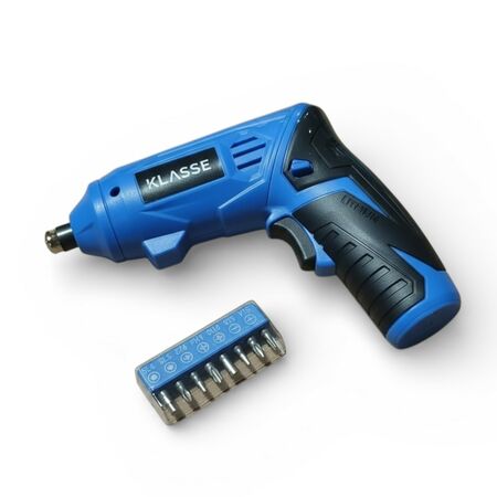 Atornillador Inalámbrico Recargable Klasse USB-C 4V 4Nm Con Luz LED Destornillador (KS7708)