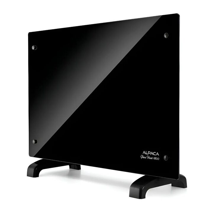 Convector Vitrocerámico Alpaca Glass Heat GH-18 1800W Negro - Vista 1