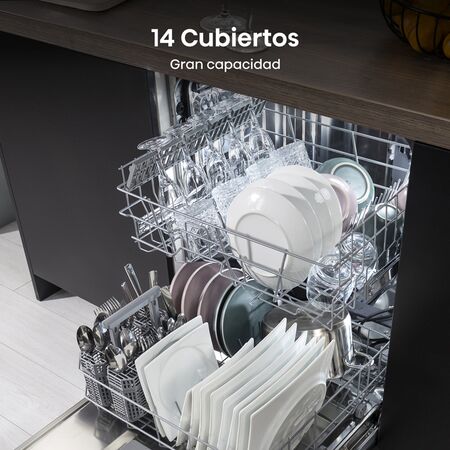 Lavavajillas Hisense HS642D90X 14 Cubiertos Inox