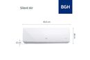 Acondicionador de aire BGH BS35WCAU 3300W Frio Calor Split - Miniatura 3
