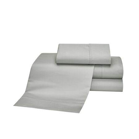 Juego De Sabanas Danubio 1000 hilos - Queen - Color Gris