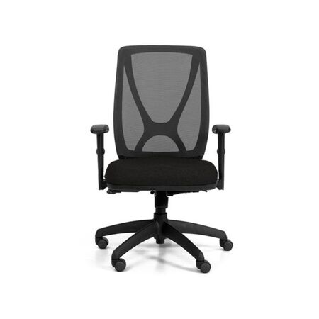 Silla Ejecutiva Respaldo Reg Neumat Con Apoya Brazos Negra