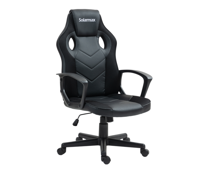 SILLA GAMER SOLARMAX 6001 BLACK - Vista 1