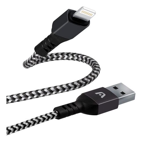 Cable Trenzado Argomtech Lightning A Usb Dura Form 1,8m - Vista principal