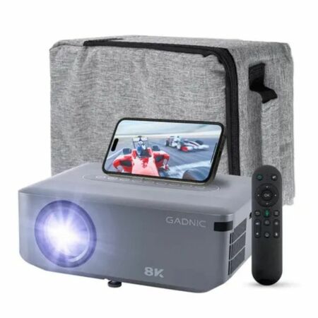Proyector Gadnic 8000 Lúmenes Dolby 90w