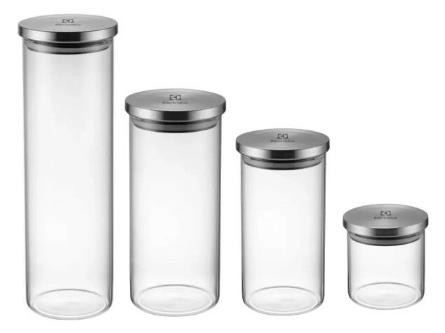 FRASCOS DE VIDRIO CON TAPA DE ACERO INOXIDABLE ELECTROLUX (930000060) - Vista principal