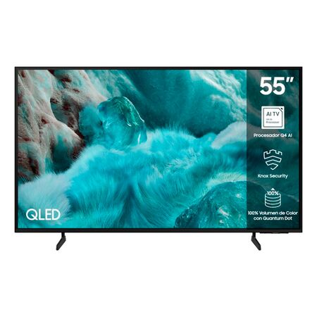 Smart Tv 55 Samsung Qled 4k Ai Tv Qn55q7faagczb Tizen