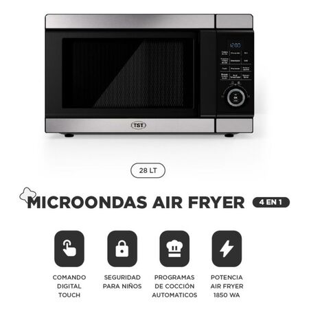 Microondas Air Fryer 4 En 1 De 28 LT TST