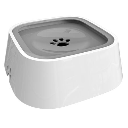 Cuenco Tazón de Agua Flotante Gris Gadnic PETB12 Bebedero Antiderrame 