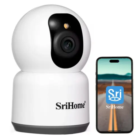 Cámara de Seguridad IP SriHome 4MP 5G y WIFI 1920P