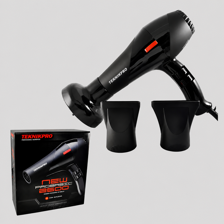 Secador Profesional Teknikpro New Pro Basic 2600 Negro - Vista 3
