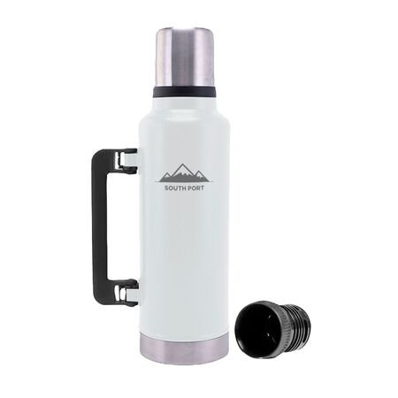 Termo Blanco South Port Acero Inoxidable 1.3L