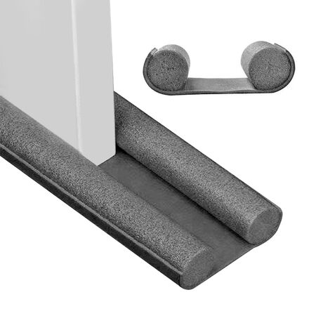 Zócalo Burlete Negro Gadnic Doble Bajo Puerta