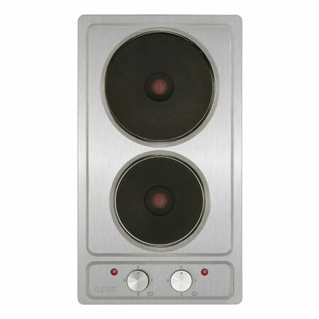 Anafe Electrico CLEVER 2 Hornallas Acero Inoxidable