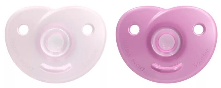 Set X 2 Chupetes Soothie 0-6M Rosa Avent SCF099/22 - Vista principal