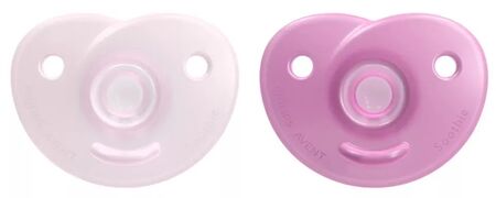 Set X 2 Chupetes Soothie 0-6M Rosa Avent SCF099/22