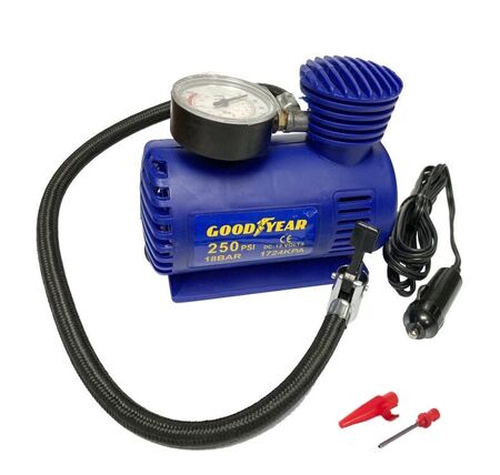 Compresor De Aire Portatil Multiuso 12v 250 psi Goodyear