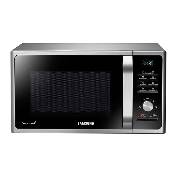 Microondas Samsung Samg23f3k3tas 23lt Silver - Vista principal