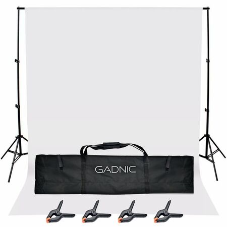 Soporte Porta Fondo Blanco Gadnic Profesional con Infinito