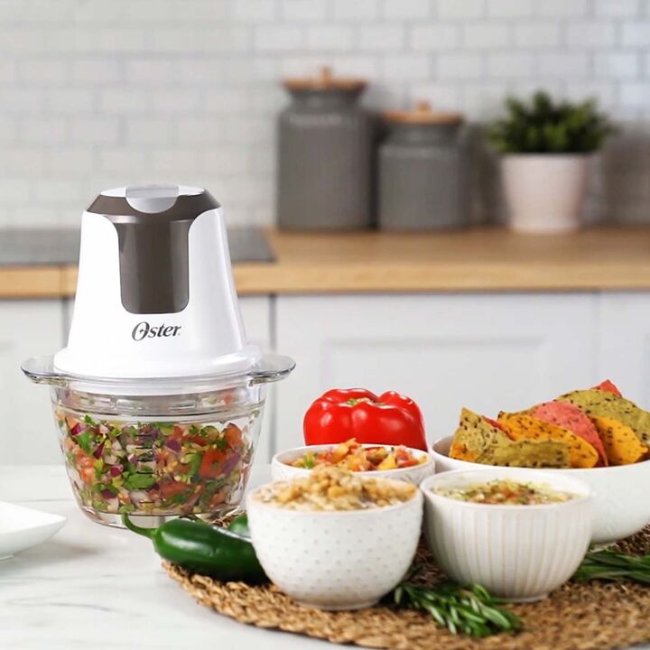 Mini picadora Oster 3 tazas con tazón de vidrio FPSTFP3340 - Vista 10