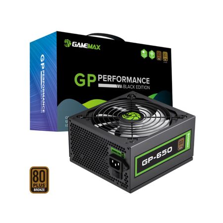 Fuente 650W Gamemax 80Plus Bronze GP-650 Fan 140mm
