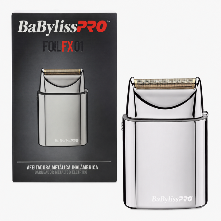 Afeitadora Babyliss Pro FX01 Foil A Pila Plata - Vista 3