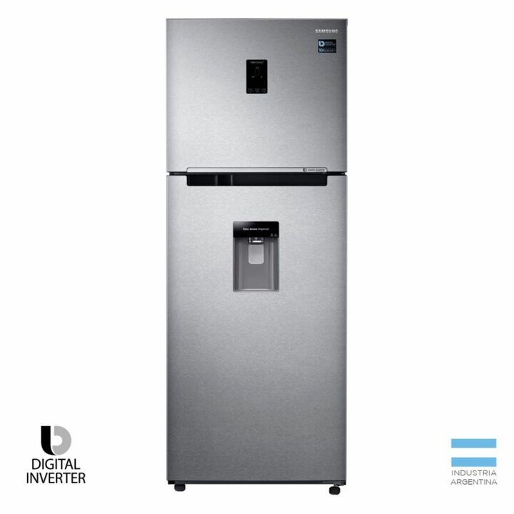 Heladera Samsung No Frost Inverter Inoxidalbe con Dispenser 382 Lts RT38 - Vista principal