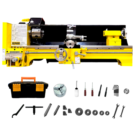 Konan Torno Paralelo 750mm 1hp Caja Norton 230mm Volteo