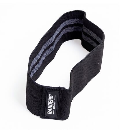 Banda Elástica de Resistencia de Tela Negra Hard Randers