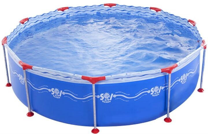 Pileta Estructural Redonda Sol De Verano Arco 10 5500 Litros - Vista principal